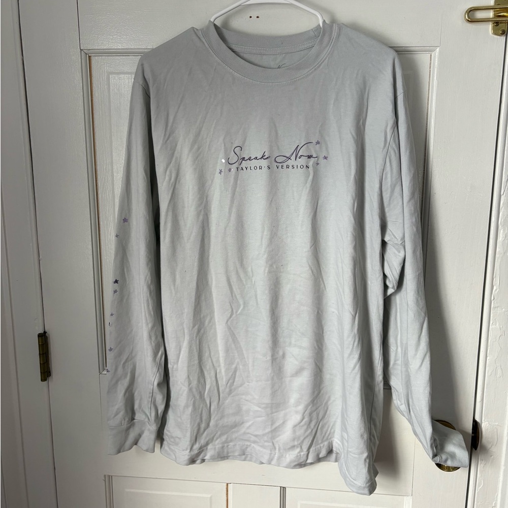 Taylor Swift Speak Now Official Merchandise Long Sleeve T-Shirt Tee Size Large L